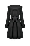 Gothic Bowknot Embroidered Warm Coat JW292