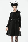 Gothic Bowknot Embroidered Warm Coat JW292