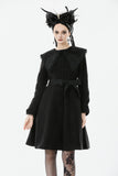 Gothic Bowknot Embroidered Warm Coat JW292