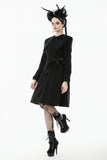 Gothic Bowknot Embroidered Warm Coat JW292