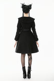 Gothic Bowknot Embroidered Warm Coat JW292