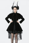 Gothic Bat-Winged Witch Velvet Coat JW293