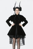 Gothic Bat-Winged Witch Velvet Coat JW293