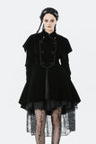 Gothic Bat-Winged Witch Velvet Coat JW293