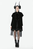Gothic Bat-Winged Witch Velvet Coat JW293