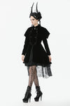 Gothic Bat-Winged Witch Velvet Coat JW293