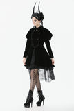 Gothic Bat-Winged Witch Velvet Coat JW293