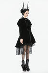 Gothic Bat-Winged Witch Velvet Coat JW293