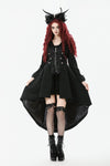 Gothic PU Leather Trench Coat JW295