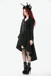 Gothic PU Leather Trench Coat JW295