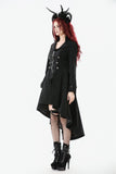 Gothic PU Leather Trench Coat JW295
