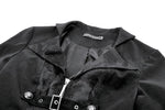 Gothic PU Leather Trench Coat JW295
