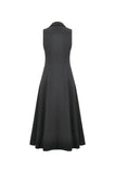 Punk Sleeveless Long Fitted Coat JW300 - Gothlolibeauty
