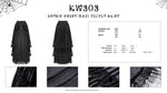 Gothic court maxi velvet skirt KW303