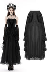 Gothic court maxi velvet skirt KW303