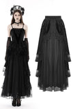 Gothic court maxi velvet skirt KW303