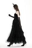 Gothic court maxi velvet skirt KW303
