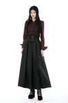 Gothic retro pattern long skirt  KW307