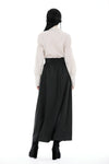 Gothic retro pattern long skirt  KW307