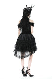 Princess frilly high low skirt KW317