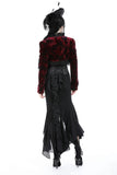 Black mermaid ruffle slim long skirt KW335