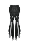 Gothic Lace and Mesh Mermaid Skirt KW365