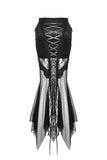 Gothic Lace and Mesh Mermaid Skirt KW365