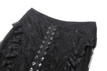 Gothic Lace and Mesh Mermaid Skirt KW365