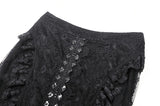 Gothic Lace and Mesh Mermaid Skirt KW365
