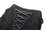 Gothic Lace and Mesh Mermaid Skirt KW365
