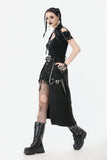 Rebel Gear Punk Chain Skirt KW388