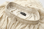 Steampunk Ruffled Skirt with Pleated Trim and Adjustable Waist KW394