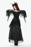 Gothic Court Floral Tassel Maxi Skirt KW410