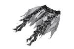 Black & White Plaid Patchwork Locomotive Skirt KW411