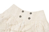 Steampunk Lace High Low Skirt KW415 - Gothlolibeauty