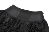Punk Eyelet Lace Layered Mini Skirt KW420 - Gothlolibeauty