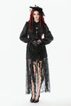 Gothic Court Mesh Lace High-Low Skirt KW423