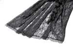 Gothic Court Mesh Lace High-Low Skirt KW423