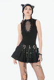 Metal Tactical Punk Skirt KW426 - Gothlolibeauty