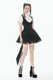 Gothic Lace Bustle Tail Skirt KW428 - Gothlolibeauty