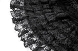 Gothic Lace Bustle Tail Skirt KW428 - Gothlolibeauty
