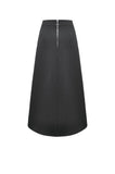 Punk Layered Pocket Cutout Belted Long Skirt KW430 - Gothlolibeauty