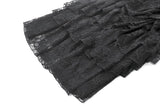 Vintage Gothic Lace Layered Maxi Skirt KW432 - Gothlolibeauty