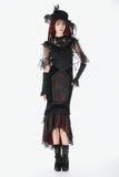 Gothic Elegant Velvet Mermaid Skirt KW435 - Gothlolibeauty