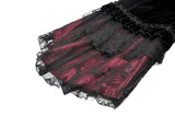 Gothic Elegant Velvet Mermaid Skirt KW435 - Gothlolibeauty