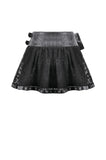Gothic Lace Chain Cross Mini Skirt KW438