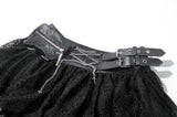 Gothic Lace Chain Cross Mini Skirt KW438