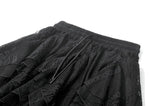 Gothic Shadow Mist Layered Mesh Long Skirt KW440