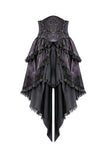 Dark Butterfly-Wing Gradient Gothic Lolita Dovetail Skirt KW442