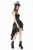 Dark Butterfly-Wing Gradient Gothic Lolita Dovetail Skirt KW442